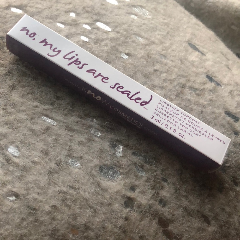 No, My Lips Are Sealed Lipstick Topcoat